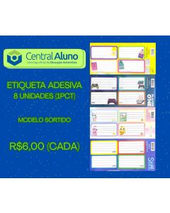 1 Pacote de etiqueta Adesiva - SORTIDA 